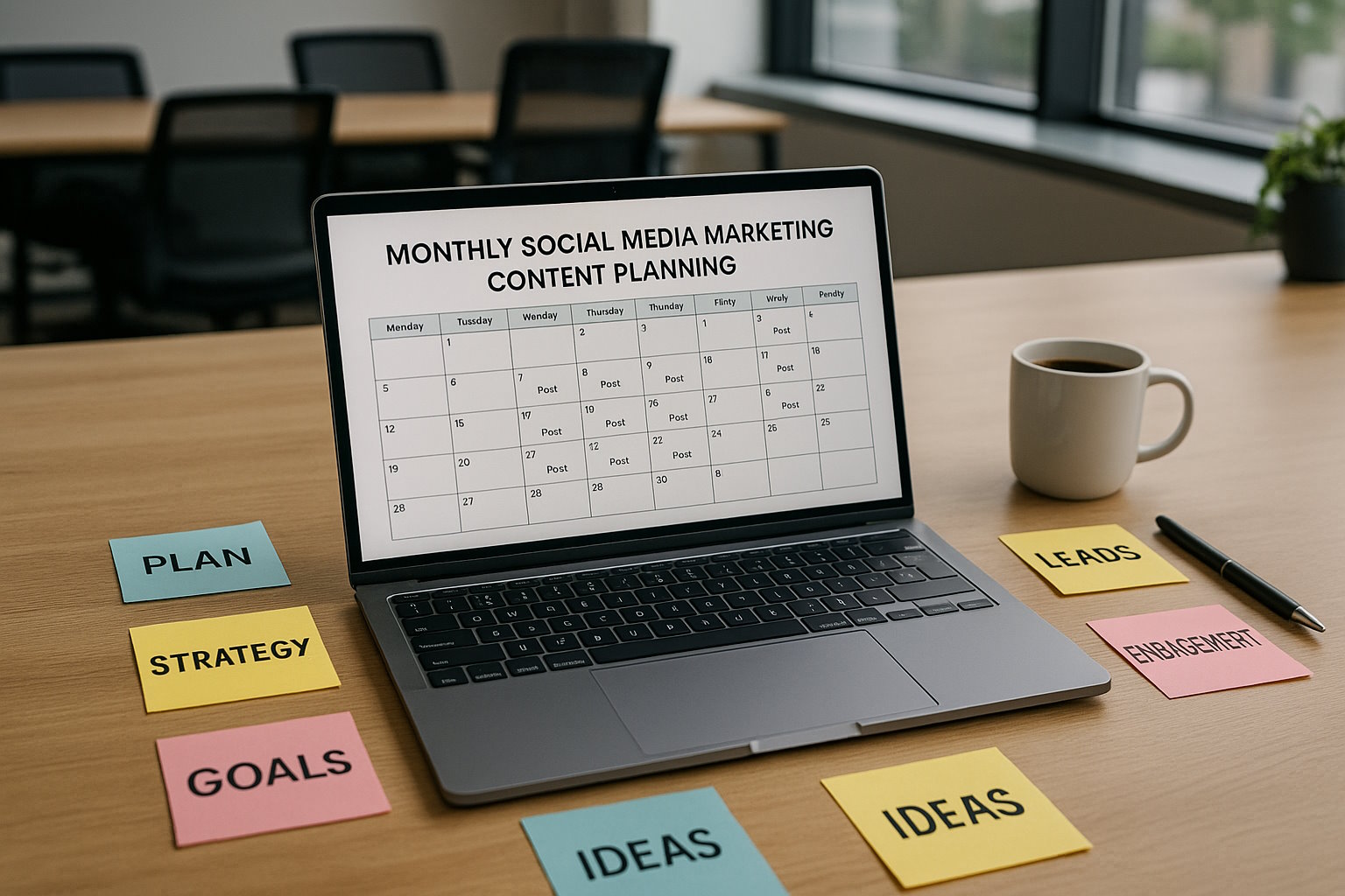 monthly marketing content planning